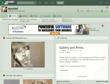 Tablet Screenshot of myschief.deviantart.com