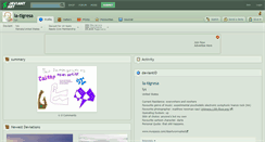 Desktop Screenshot of la-tigresa.deviantart.com