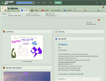 Tablet Screenshot of la-tigresa.deviantart.com