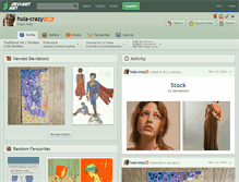 Tablet Screenshot of hula-crazy.deviantart.com