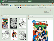 Tablet Screenshot of jovigolf.deviantart.com