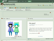 Tablet Screenshot of gorillazforever2000.deviantart.com
