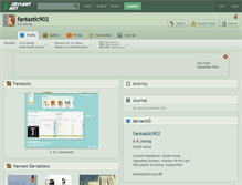 Tablet Screenshot of fantastic902.deviantart.com