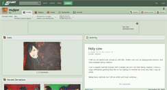 Desktop Screenshot of mujipor.deviantart.com