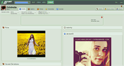 Desktop Screenshot of octobralia.deviantart.com