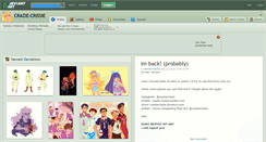 Desktop Screenshot of crazie-crissie.deviantart.com