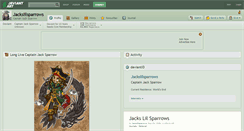 Desktop Screenshot of jackslilsparrows.deviantart.com