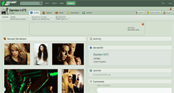Desktop Screenshot of damien1475.deviantart.com