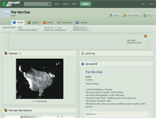 Tablet Screenshot of for-no-one.deviantart.com
