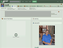 Tablet Screenshot of lloydb.deviantart.com