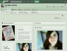 Tablet Screenshot of davidten-inchfan.deviantart.com