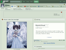 Tablet Screenshot of nikkou.deviantart.com
