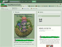 Tablet Screenshot of grasspokemonclub.deviantart.com