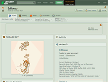 Tablet Screenshot of edifonso.deviantart.com