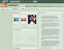 Tablet Screenshot of canadaxspain.deviantart.com