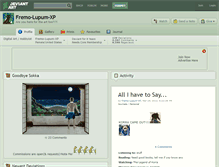 Tablet Screenshot of fremo-lupum-xp.deviantart.com