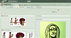 Desktop Screenshot of pepperfox23.deviantart.com