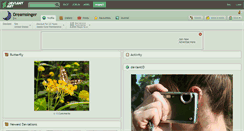Desktop Screenshot of dreamsinger.deviantart.com
