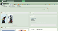 Desktop Screenshot of kisame-club.deviantart.com