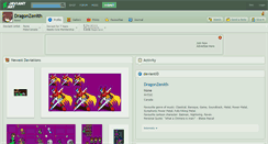Desktop Screenshot of dragonzenith.deviantart.com