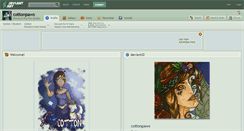 Desktop Screenshot of cottonpaws.deviantart.com