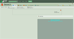 Desktop Screenshot of foxlover12.deviantart.com