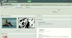 Desktop Screenshot of handyswords.deviantart.com