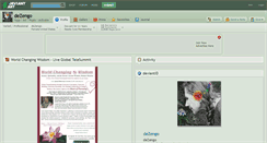 Desktop Screenshot of dezengo.deviantart.com