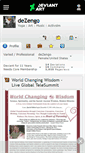 Mobile Screenshot of dezengo.deviantart.com