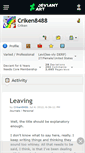 Mobile Screenshot of criken8488.deviantart.com