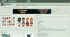 Desktop Screenshot of bazleymarie.deviantart.com