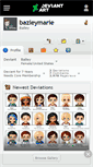 Mobile Screenshot of bazleymarie.deviantart.com
