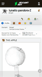 Mobile Screenshot of lunatic-pandora-z.deviantart.com