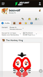 Mobile Screenshot of bosswolf.deviantart.com