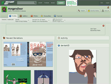 Tablet Screenshot of morgansdoor.deviantart.com