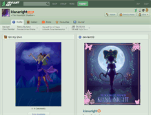 Tablet Screenshot of kiananight.deviantart.com