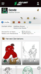 Mobile Screenshot of geode.deviantart.com