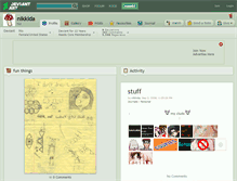 Tablet Screenshot of nikkida.deviantart.com
