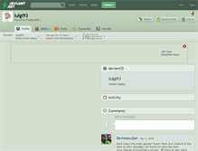 Tablet Screenshot of luigi93.deviantart.com