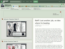 Tablet Screenshot of natheren.deviantart.com