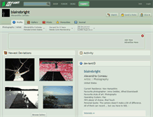 Tablet Screenshot of blairebright.deviantart.com