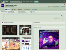Tablet Screenshot of esperancesp-com.deviantart.com