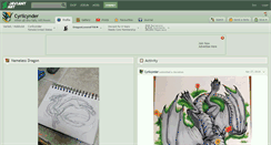 Desktop Screenshot of cyrilcynder.deviantart.com