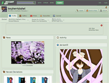 Tablet Screenshot of lexyherrickshel.deviantart.com