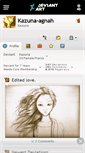 Mobile Screenshot of kazuna-agnah.deviantart.com