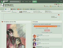 Tablet Screenshot of noteblue13.deviantart.com