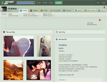 Tablet Screenshot of cicalany.deviantart.com