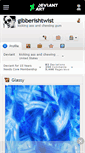 Mobile Screenshot of gibberishtwist.deviantart.com