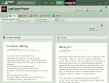 Tablet Screenshot of logozapperdapper.deviantart.com