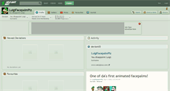 Desktop Screenshot of luigifacepalmplz.deviantart.com